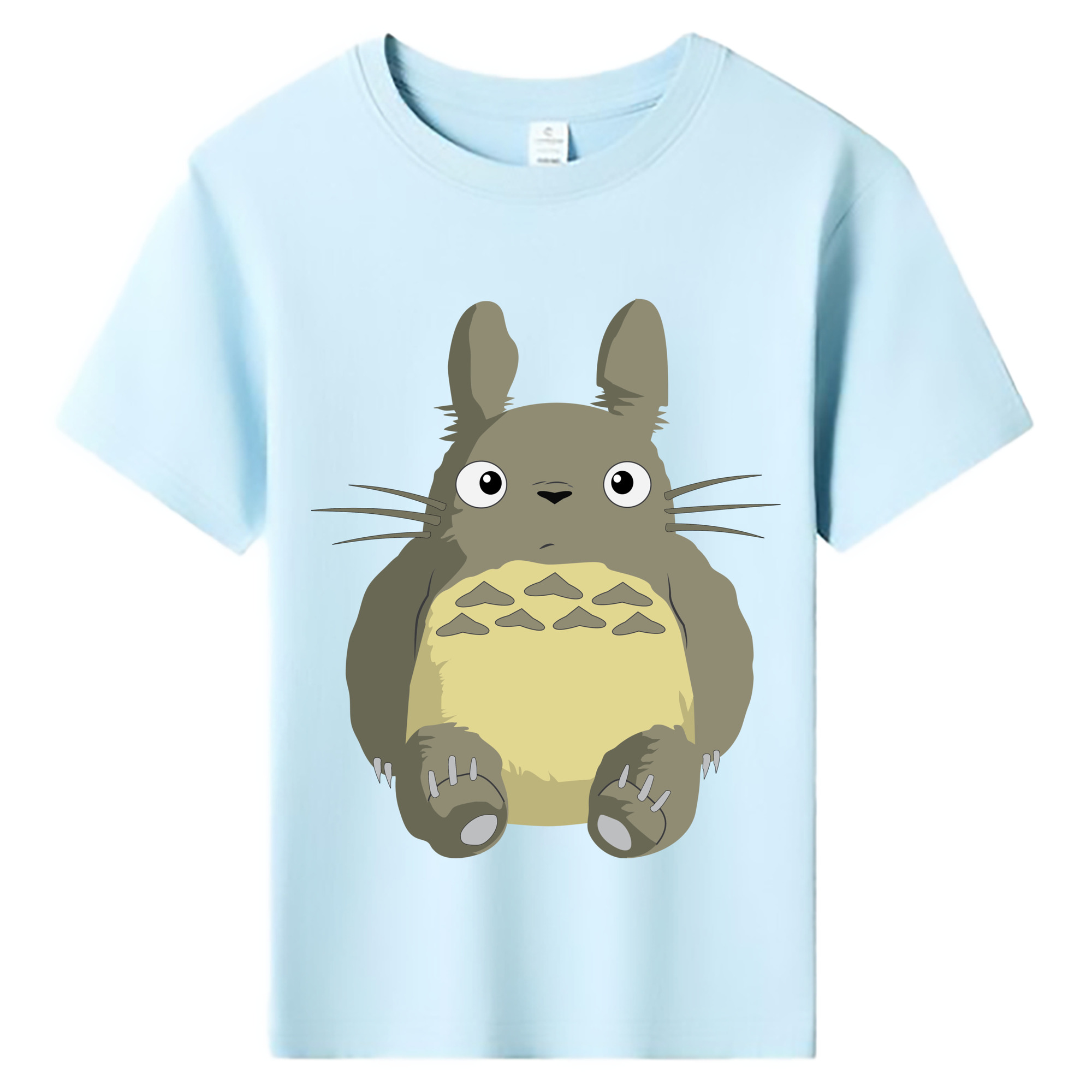 （画像用） となりのトトロ 草壁メイ 草壁サツキ My Neighbor Totoro Satsuki Kusakabe Mei Kusakabe 綿100％キッズTシャツ（フロントプリント）